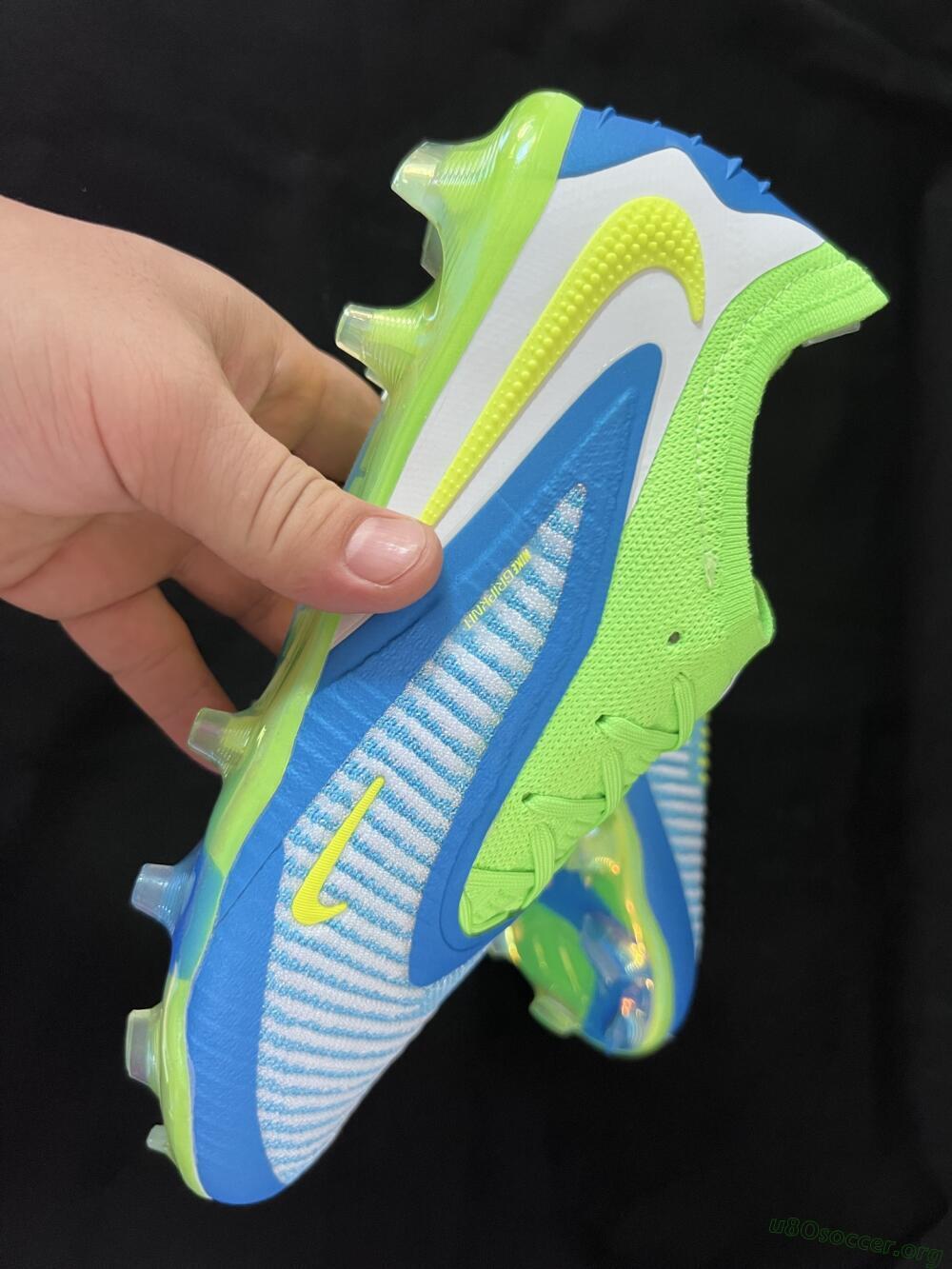 Nike Phantom 6 Low Elite FG Football Boots - Blue/Yellow/White