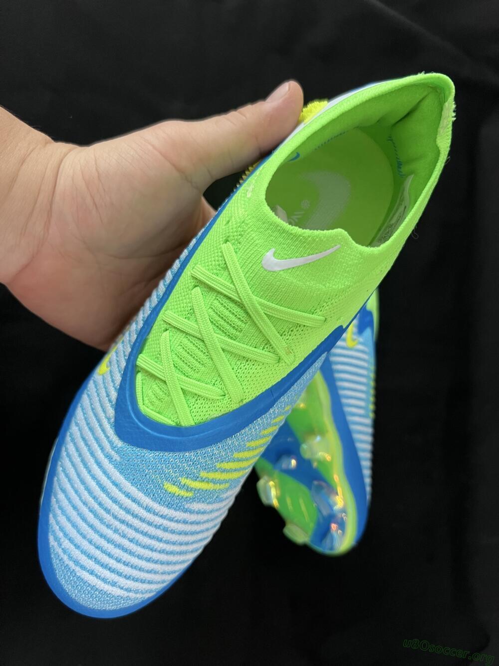Nike Phantom 6 Low Elite FG Football Boots - Blue/Yellow/White