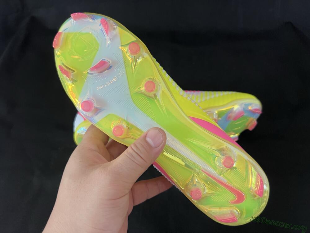 Nike Phantom 6 Low Elite FG Football Boots - Yellow/Pink/White