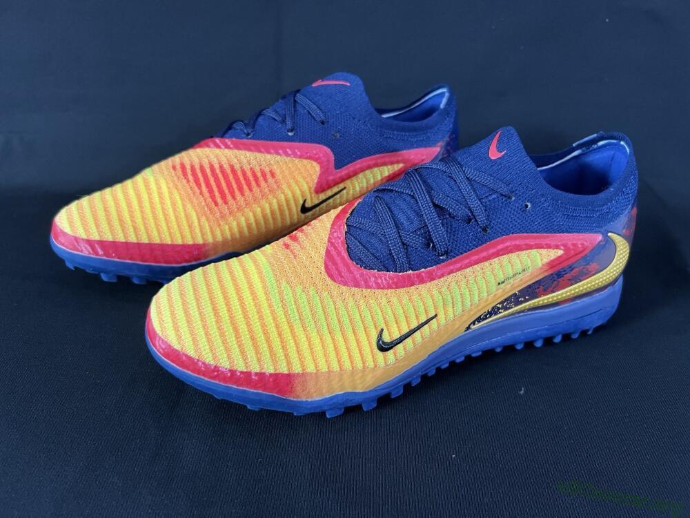 Nike Phantom 6 Elite TF Football Shoes - Yellow/Red/Blue