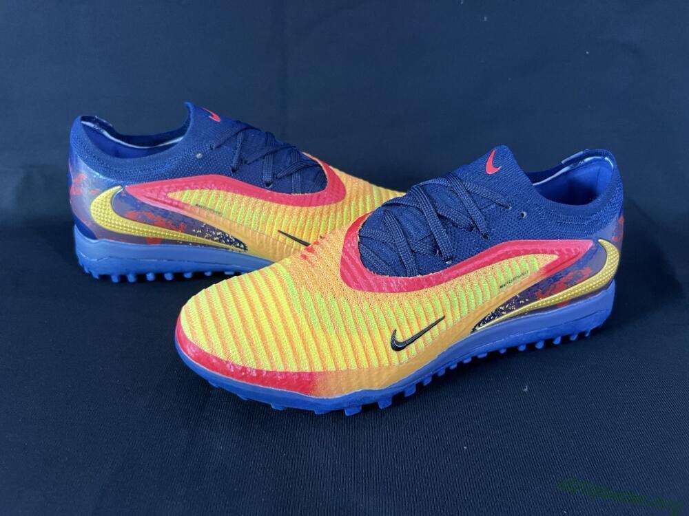 Nike Phantom 6 Elite TF Football Shoes - Yellow/Red/Blue
