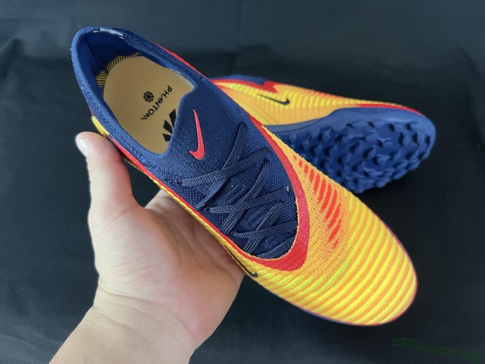 Nike Phantom 6 Elite TF Football Shoes - Yellow/Red/Blue