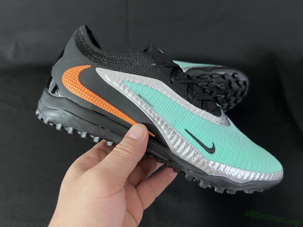 Nike Phantom 6 Elite TF Football Shoes - Jade/Silver/Black