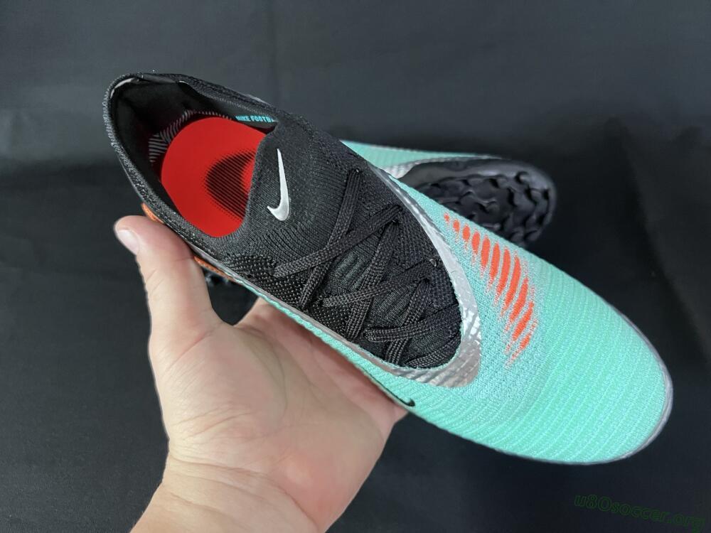 Nike Phantom 6 Elite TF Football Shoes - Jade/Silver/Black