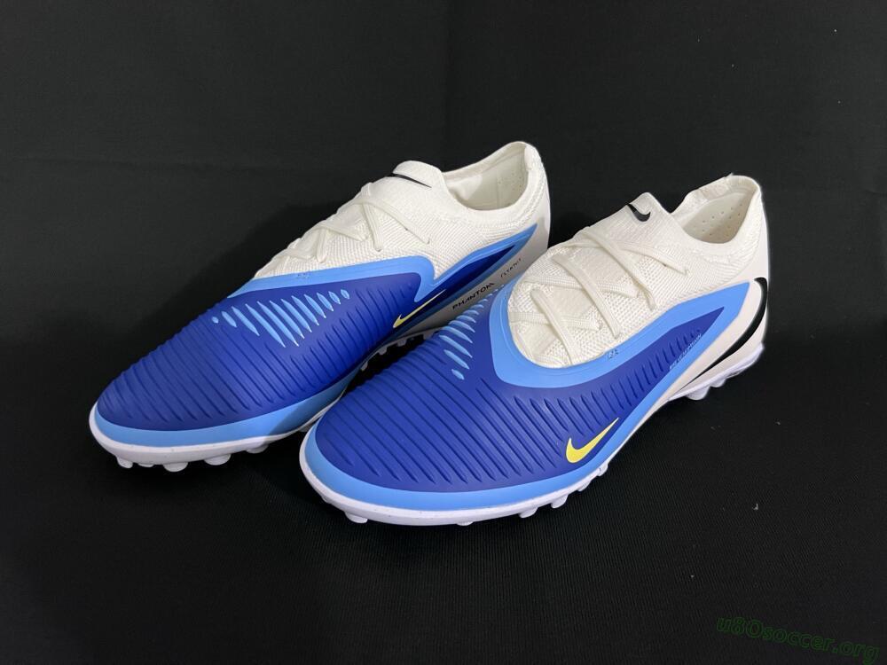 Nike Phantom 6 Low Elite TF Football Shoes - Blue/White/Black