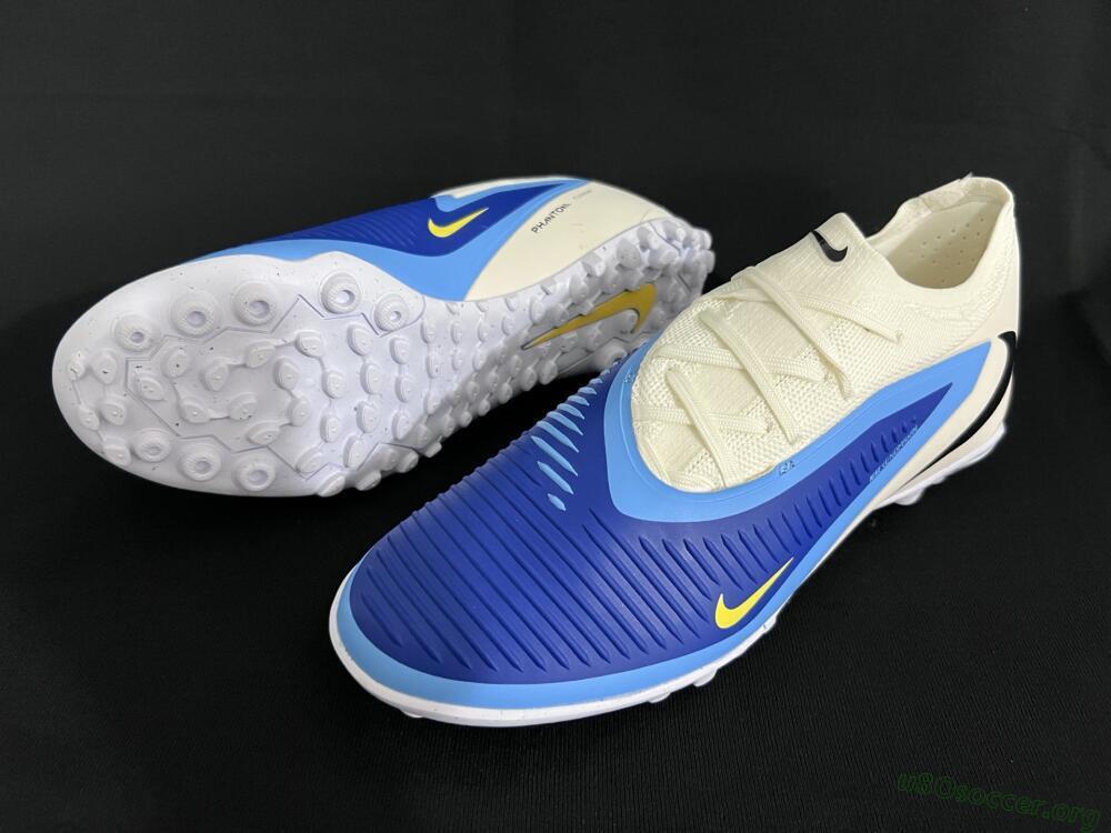 Nike Phantom 6 Low Elite TF Football Shoes - Blue/White/Black