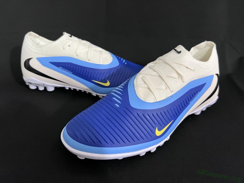 Nike Phantom 6 Low Elite TF Football Shoes - Blue/White/Black