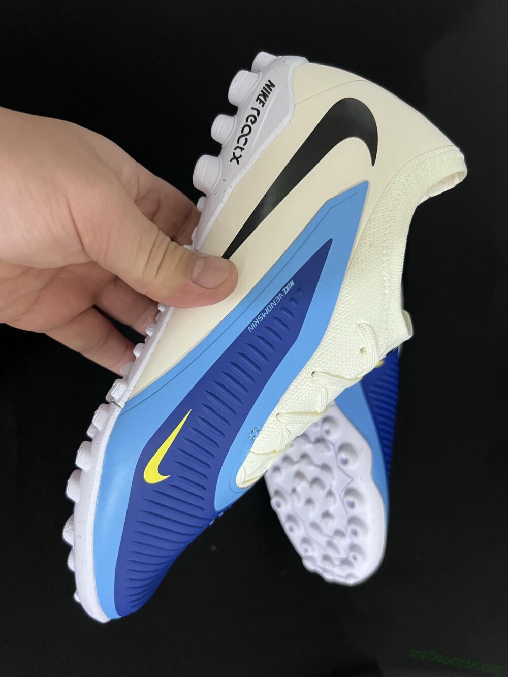 Nike Phantom 6 Low Elite TF Football Shoes - Blue/White/Black