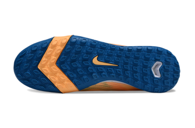 KM x Nike Air Zoom Mercurial Vapor 16 Elite TF Football Shoes - Orange/Ocean Blue/Sandy Peach