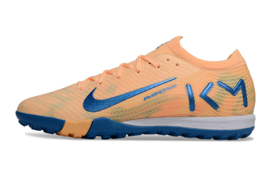 KM x Nike Air Zoom Mercurial Vapor 16 Elite TF Football Shoes - Orange/Ocean Blue/Sandy Peach
