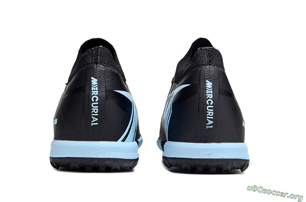 Nike Air Zoom Mercurial Vapor 16 Elite TF Football Shoes - Black/Ice Blue/Dusk Black 5