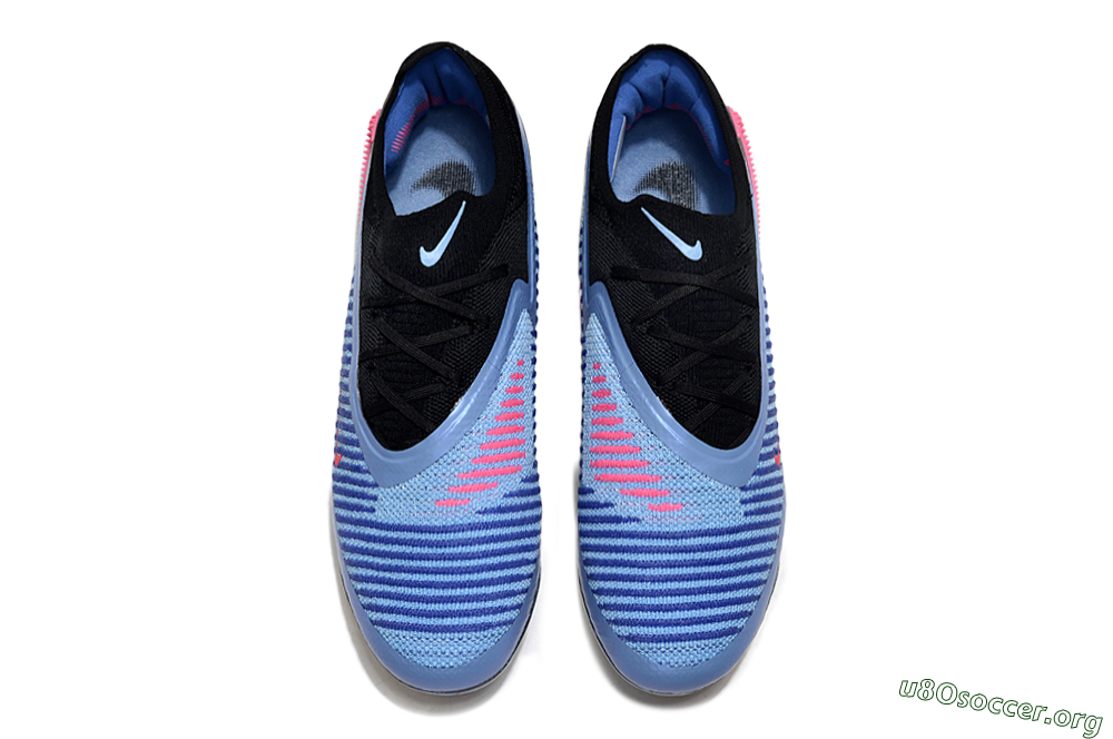 Nike Phantom 6 Low Elite FG Football Boots - Blue/Vibrant Blue/Hot Pink 4