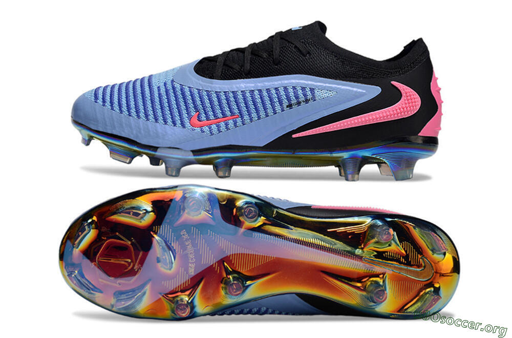 Nike Phantom 6 Low Elite FG Football Boots - Blue/Vibrant Blue/Hot Pink 1