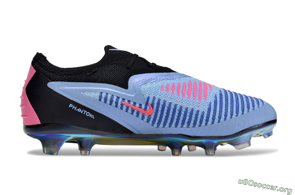 Nike Phantom 6 Low Elite FG Football Boots - Blue/Vibrant Blue/Hot Pink 7