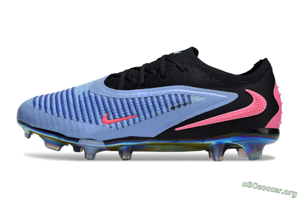 Nike Phantom 6 Low Elite FG Football Boots - Blue/Vibrant Blue/Hot Pink 3