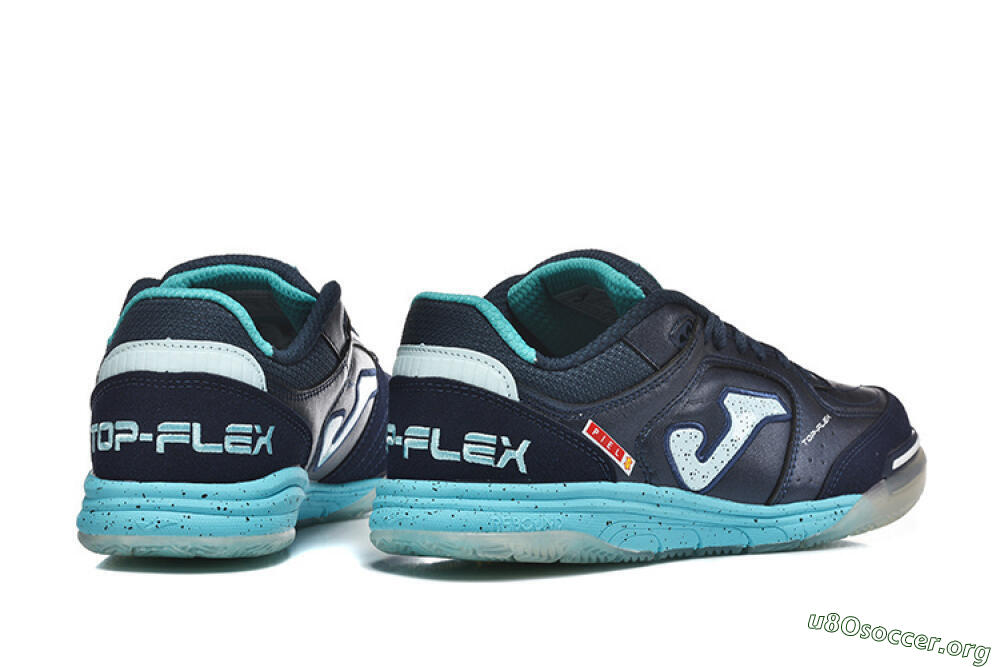 Joma Top Flex IC Football Shoes - Navy/Aqua Mist/Deep Ocean 9