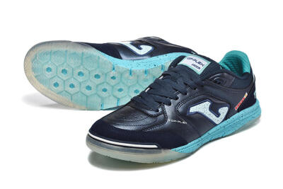 Joma Top Flex IC Football Shoes - Navy/Aqua Mist/Deep Ocean