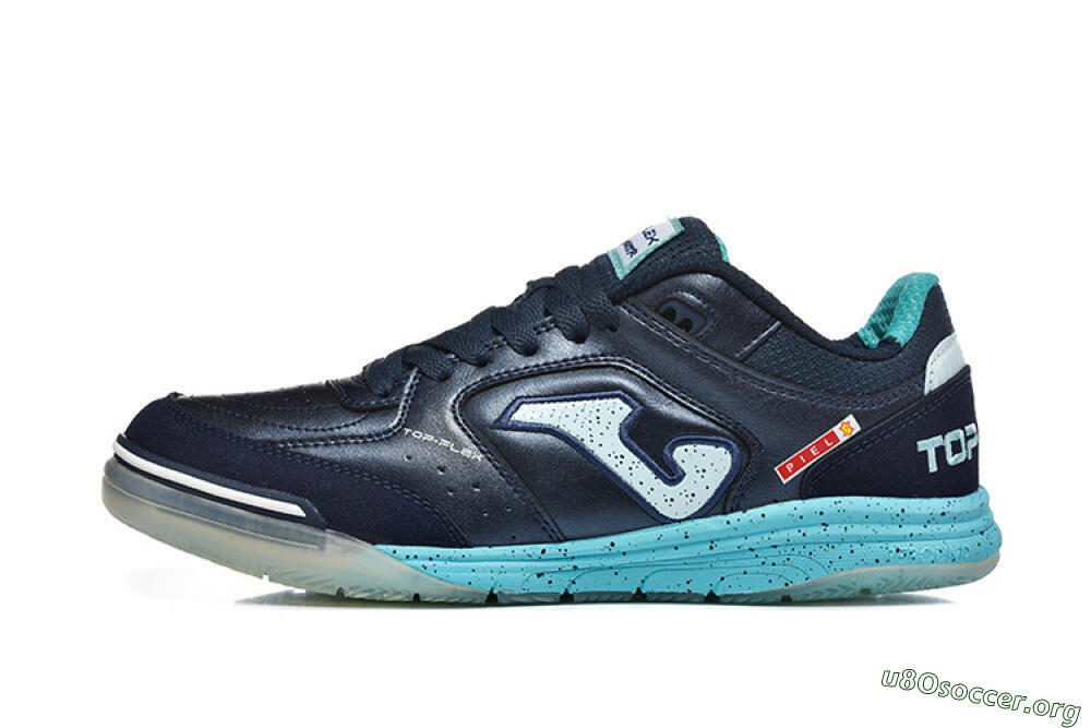 Joma Top Flex IC Football Shoes - Navy/Aqua Mist/Deep Ocean 3