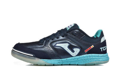 Joma Top Flex IC Football Shoes - Navy/Aqua Mist/Deep Ocean