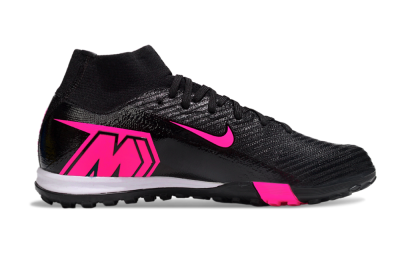 Nike Air Zoom Mercurial Superfly 10 Elite TF Football Shoes - Black/Neon Pink/Charcoal Grey