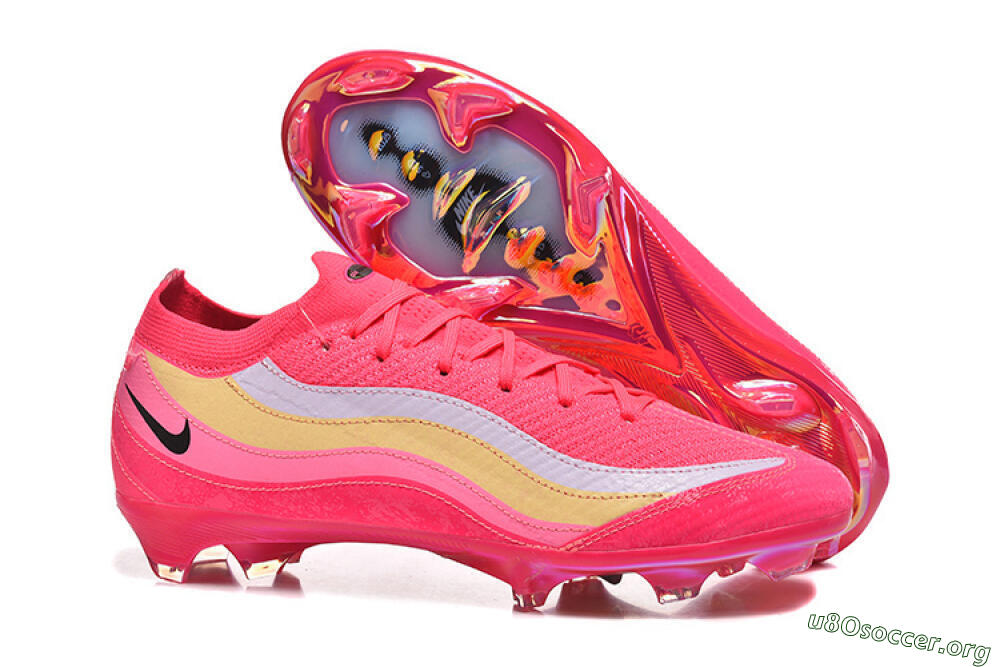 Nike Air Zoom Mercurial Vapor 16 Elite FG Football Boots - Pink/Sunset Orange/Neon Yellow 2