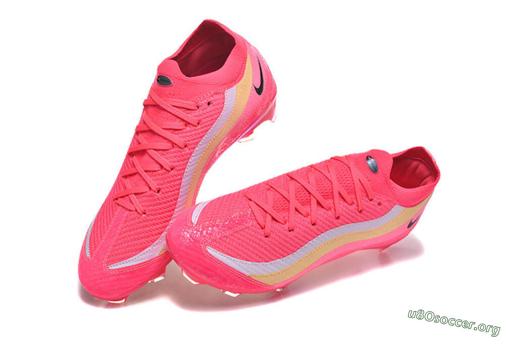 Nike Air Zoom Mercurial Vapor 16 Elite FG Football Boots - Pink/Sunset Orange/Neon Yellow 6