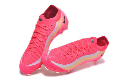 Nike Air Zoom Mercurial Vapor 16 Elite FG Football Boots - Pink/Sunset Orange/Neon Yellow
