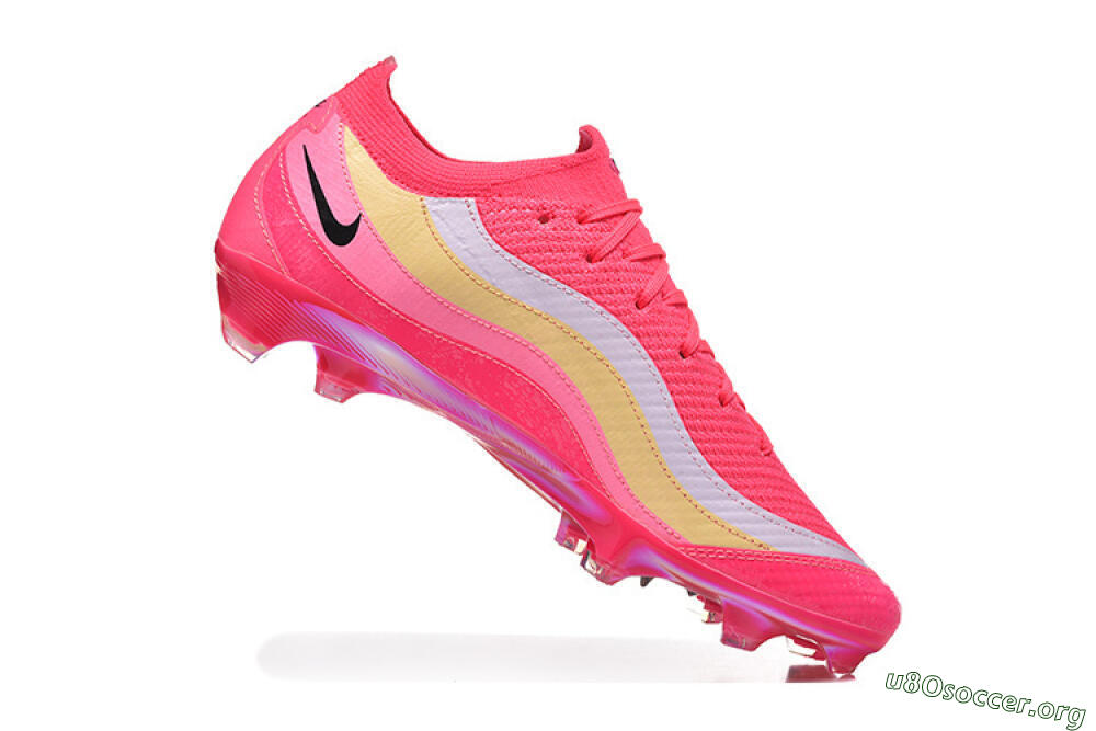 Nike Air Zoom Mercurial Vapor 16 Elite FG Football Boots - Pink/Sunset Orange/Neon Yellow 7