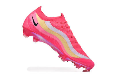 Nike Air Zoom Mercurial Vapor 16 Elite FG Football Boots - Pink/Sunset Orange/Neon Yellow