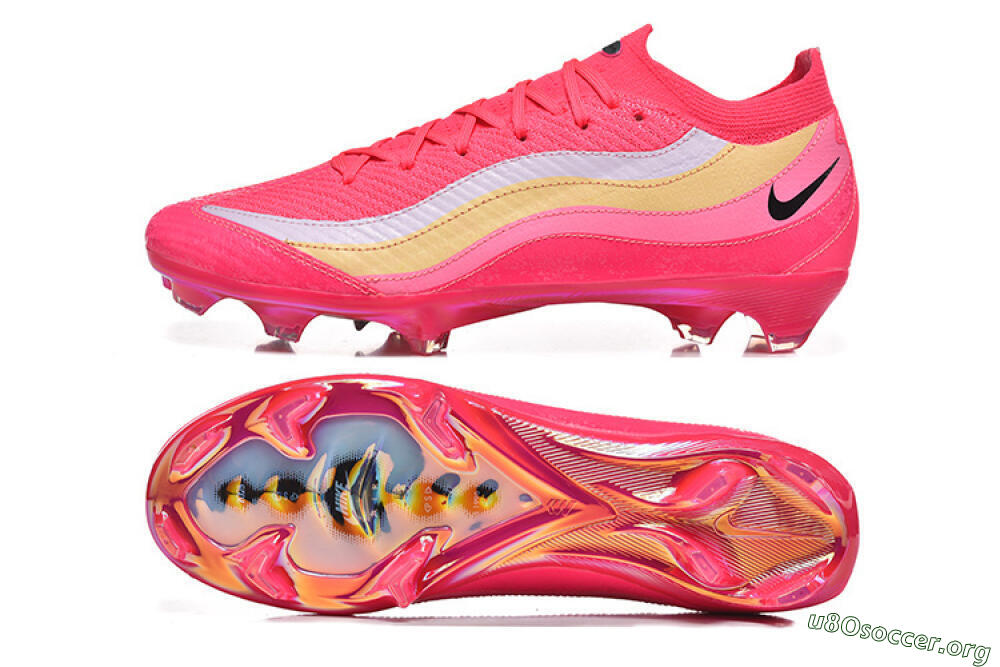 Nike Air Zoom Mercurial Vapor 16 Elite FG Football Boots - Pink/Sunset Orange/Neon Yellow 1