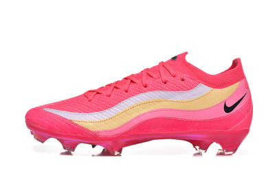 Nike Air Zoom Mercurial Vapor 16 Elite FG Football Boots - Pink/Sunset Orange/Neon Yellow