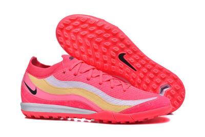 Nike Air Zoom Mercurial Vapor 16 Elite TF Football Shoes - Pink/Vibrant Pink/Soft Yellow