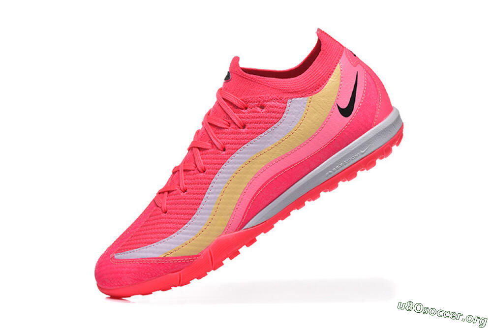 Nike Air Zoom Mercurial Vapor 16 Elite TF Football Shoes - Pink/Vibrant Pink/Soft Yellow 8