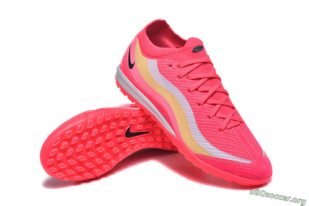 Nike Air Zoom Mercurial Vapor 16 Elite TF Football Shoes - Pink/Vibrant Pink/Soft Yellow 4