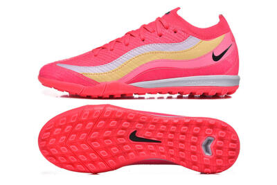 Nike Air Zoom Mercurial Vapor 16 Elite TF Football Shoes - Pink/Vibrant Pink/Soft Yellow