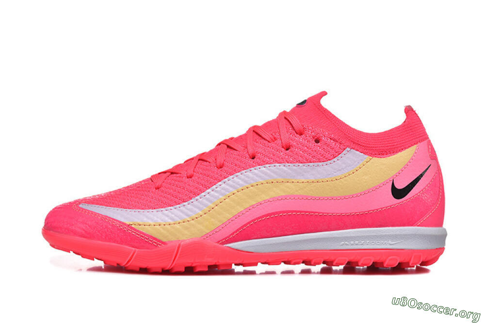 Nike Air Zoom Mercurial Vapor 16 Elite TF Football Shoes - Pink/Vibrant Pink/Soft Yellow 3