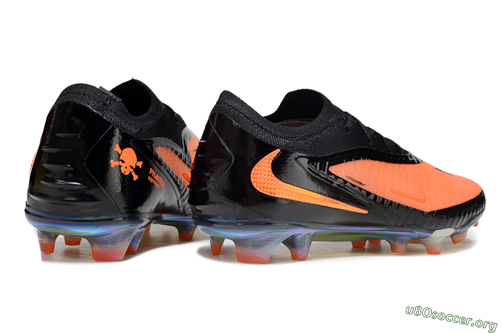 Nike Phantom 6 Low Elite FG Football Boots - Orange/Electric Orange/Black 7