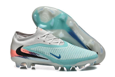 Nike Phantom 6 Low Elite FG Football Boots - Aqua/Soft Blue/Coral Pink