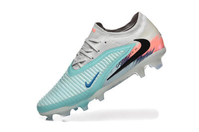 Nike Phantom 6 Low Elite FG Football Boots - Aqua/Soft Blue/Coral Pink