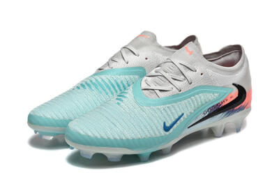 Nike Phantom 6 Low Elite FG Football Boots - Aqua/Soft Blue/Coral Pink