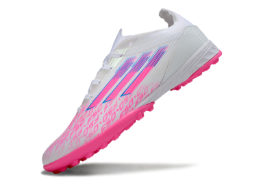 Adidas F50 Elite TF Football Shoes - White/Bright Pink/Light Blue