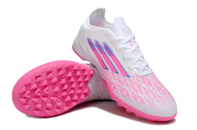 Adidas F50 Elite TF Football Shoes - White/Bright Pink/Light Blue