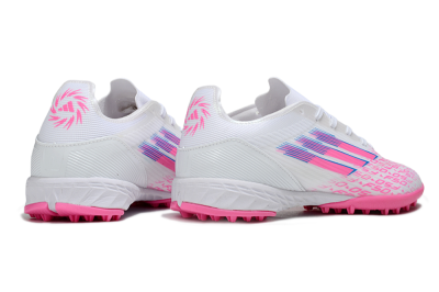 Adidas F50 Elite TF Football Shoes - White/Bright Pink/Light Blue