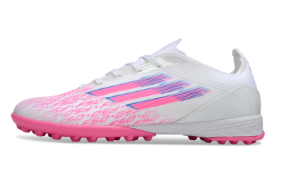 Adidas F50 Elite TF Football Shoes - White/Bright Pink/Light Blue