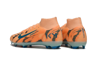 Nike Air Zoom Mercurial Superfly 10 Elite FG Football Boots - Orange/Electric Blue/Soft Pink