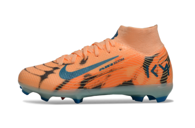 Nike Air Zoom Mercurial Superfly 10 Elite FG Football Boots - Orange/Electric Blue/Soft Pink