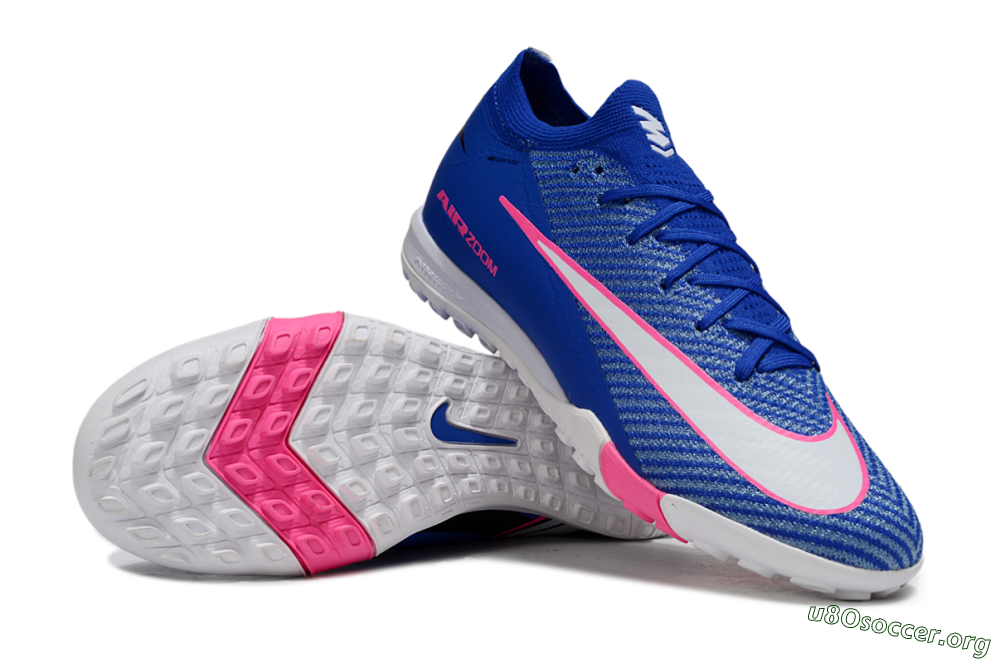 Nike Air Zoom Mercurial Vapor 16 Elite TF Football Shoes - Blue/Electric Blue/Fuchsia Pink 0