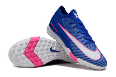 Nike Air Zoom Mercurial Vapor 16 Elite TF Football Shoes - Blue/Electric Blue/Fuchsia Pink