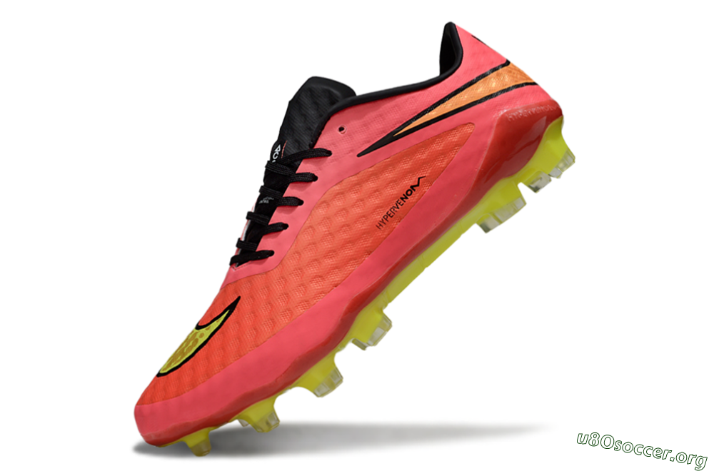 Nike Hypervenom Phantom FG Football Boots - Pink/Electric Lime/Black 5