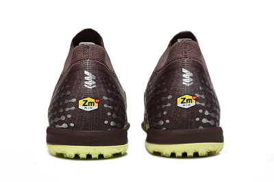 Nike Air Zoom Mercurial Vapor 16 Elite TF Football Shoes - Brown/Lime Twist/Silver Dots